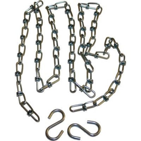 COMBUSTION RESEARCH Hanging Chain Kit For U Configuration 4.0in Infrared Heaters, 20'L 1800.CS.U.20.4